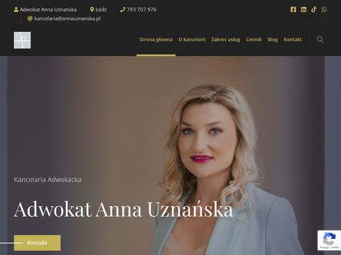 AnnaUznanska.pl - adwokat Łódź i okolice